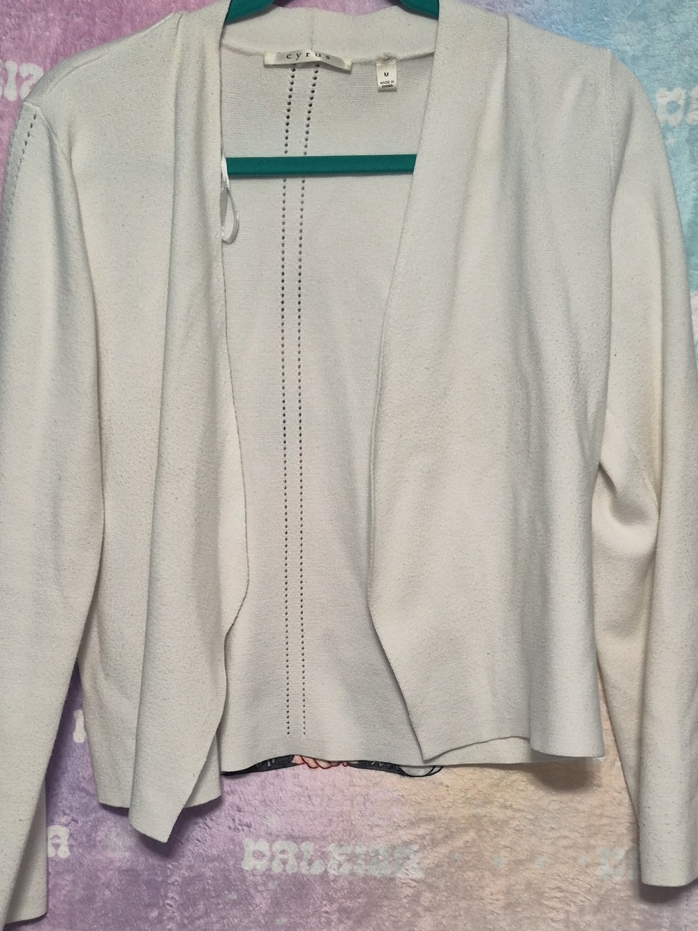 Cyrus Cream Open-Front Women's Cardigan Jacket